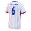 Herren Fußballbekleidung Frankreich Eduardo Camavinga #6 Auswärtstrikot EM 2024 Kurzarm
